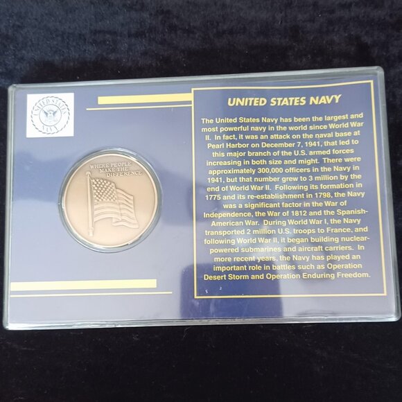 US Navy "Accelerate Your Life" Highland Mint Challenge Coin - Picture 4 of 6